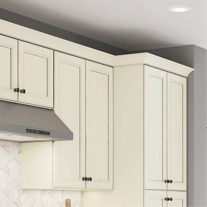 Cabinets with molding
