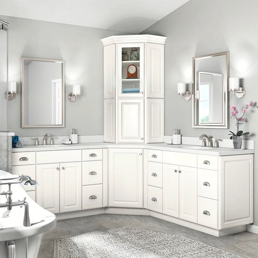 Bathroom Image: Origins Canton Thermofoil White Bathroom