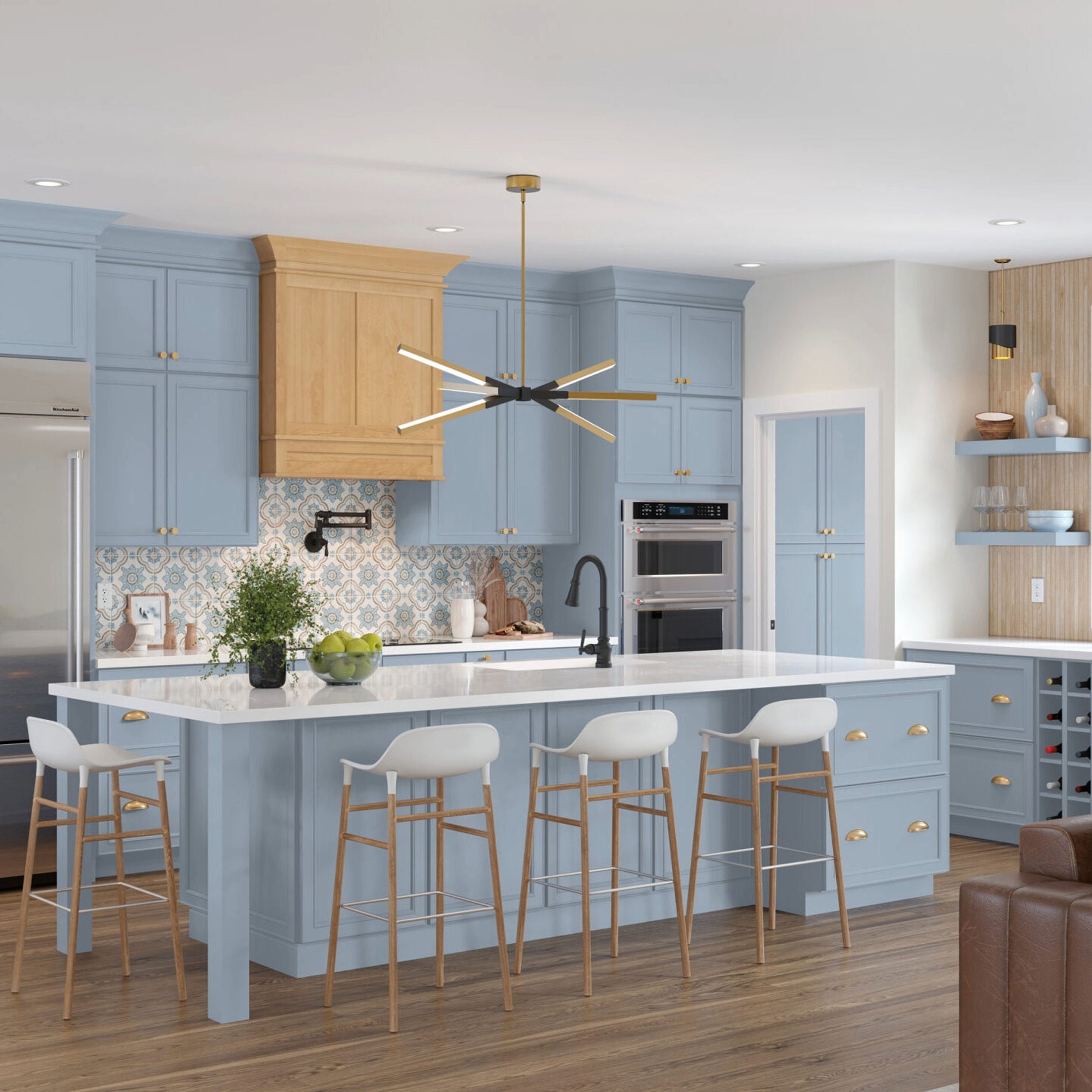 Kitchen Image: Kinsdale Painted Mist Kitchen